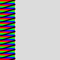 First column Cruz Diez